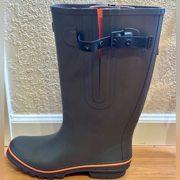 Jileon Extra Wide Calf Rain-boots, size 10 - Picture 2 of 6